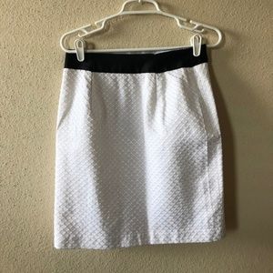 Women's White Worthington Skirt